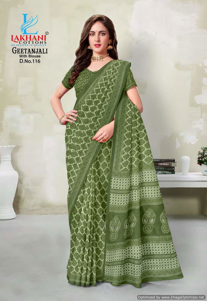 Geetanjali By Lakhani Heavy Cotton Printed Sarees Wholesalers In Delhi